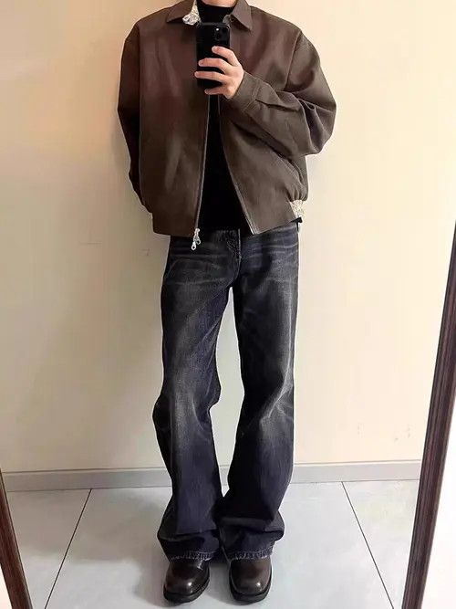 VIBE Vintage Retro Wash Black Micro Flare Jeans Size US 32 / EU 48 - 2 Thumbnail