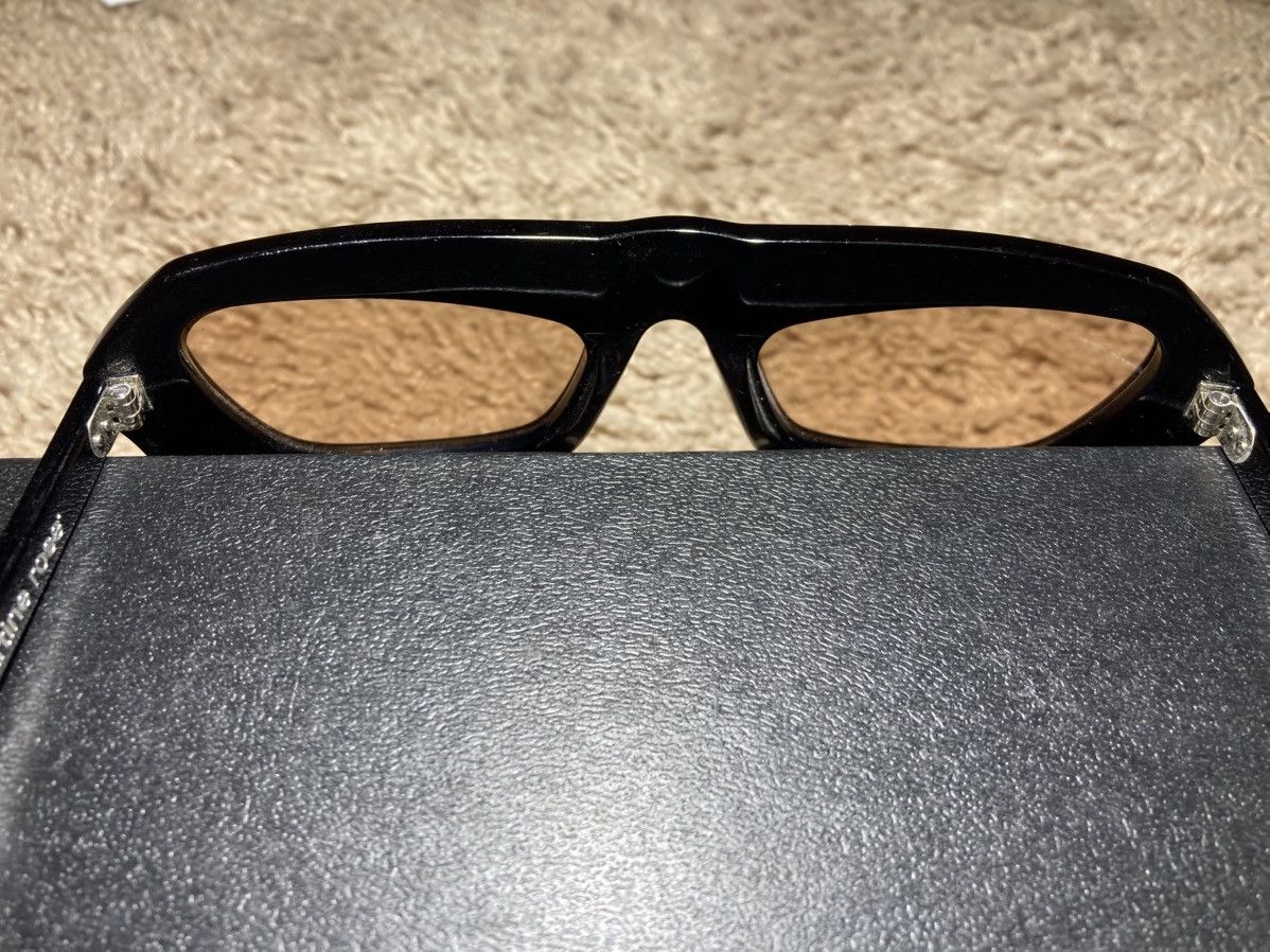 Martine Rose SS20 Martine Rose Owl London Black Visor Sunglasses 2020 Size ONE SIZE - 2 Thumbnail