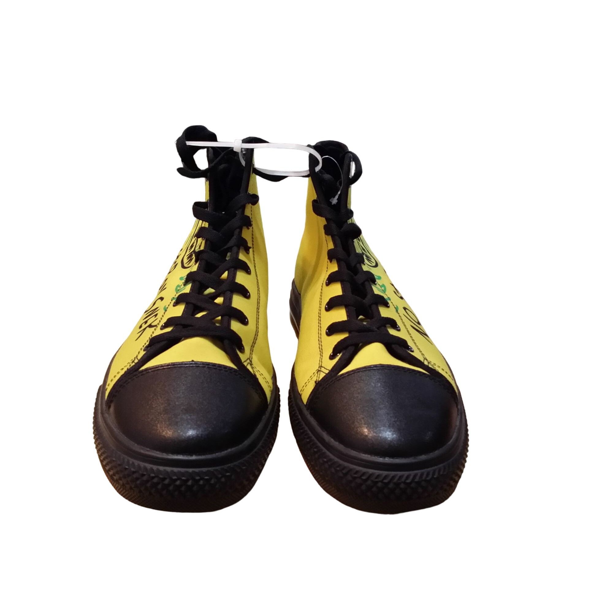Other No Step On Snek Sneakers Men Sz 46 EU 12 US Yellow Black Can Size US 12 / EU 45 - 3 Thumbnail