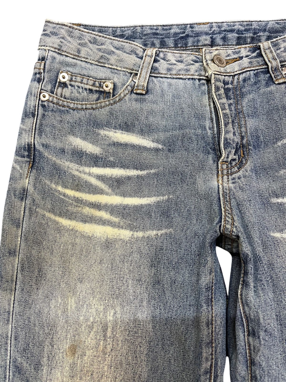 Japanese Brand × Vintage Vintage Japanese Brand Flare Distressed Denim Size US 29 - 5 Thumbnail