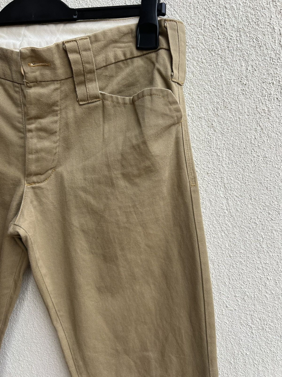 Yarmo YARMO Made in England Cinch Back Khaki Trouser Pant Size US 32 / EU 48 - 11 Thumbnail