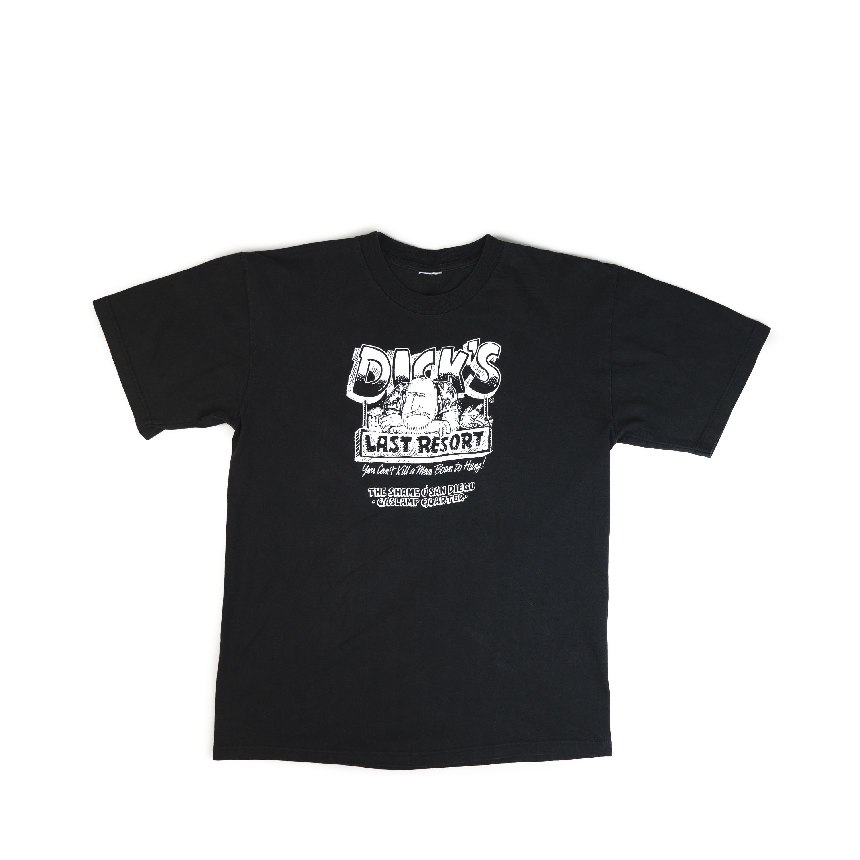 Vintage Vintage 1990's Dick's Last Resort Tee Shirt Size US L / EU 52-54 / 3 - 1 Thumbnail