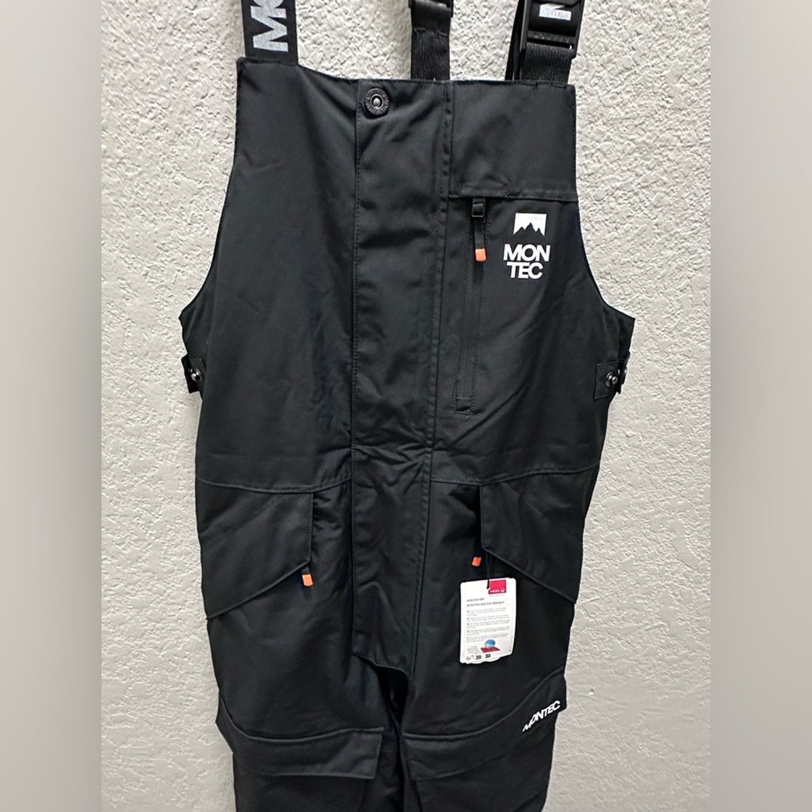 Other Montec Fawk FW25 Snowboard Bib Pants Men Small Black Size 36" / US 14 / IT 50 - 4 Thumbnail