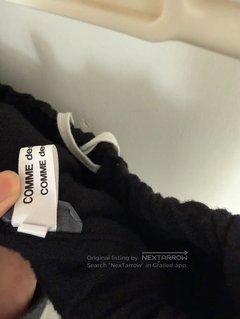 Comme des Garcons Comme Des Garcons size M Black Heavy Winter Wool Pleated S Size 23" - 3 Thumbnail