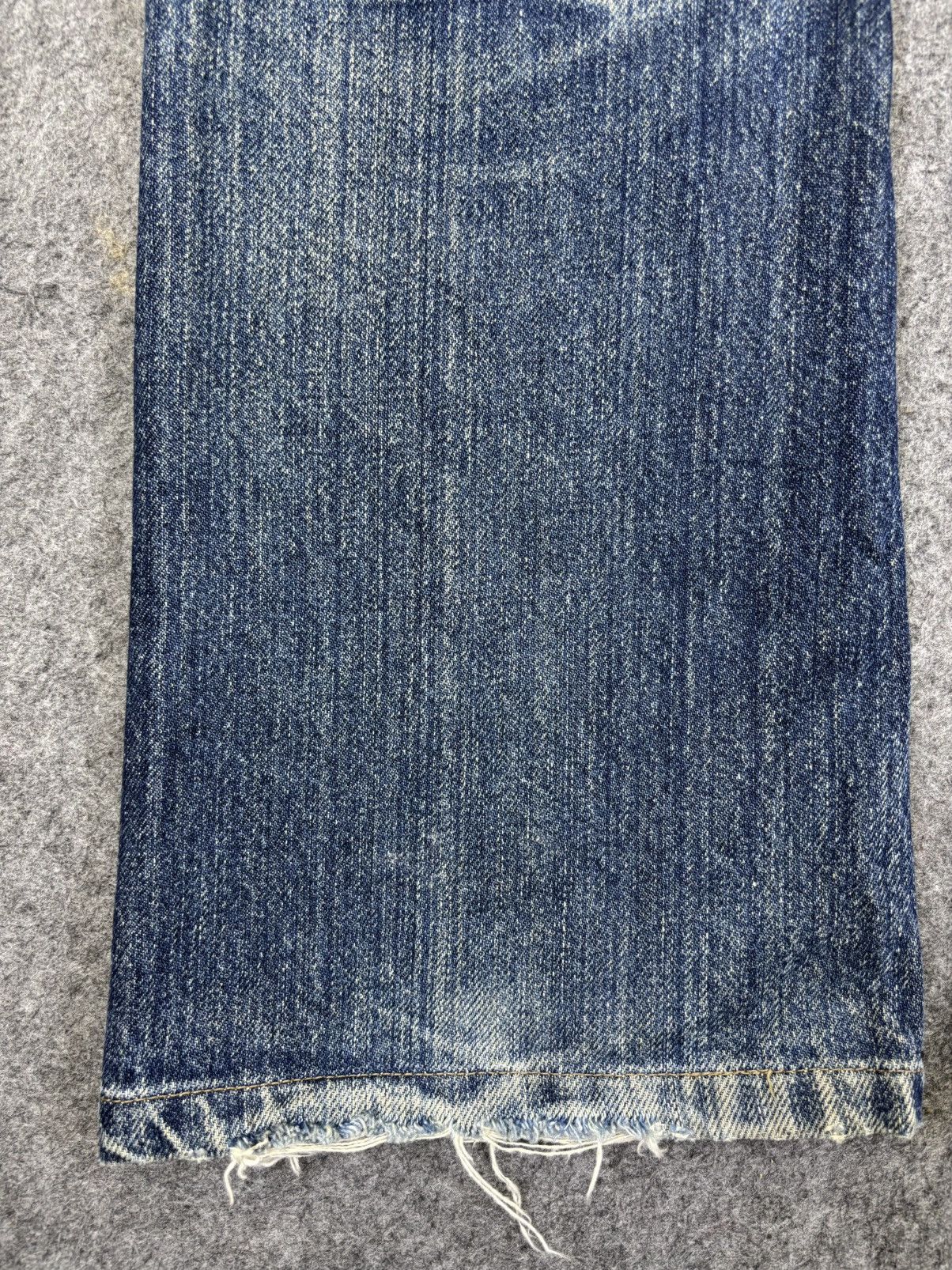 Lee 💥Flare💥Vintage 90s Ms Lee Flare Crazy Fades Denim F909 Size 24" / US 00 / IT 34 - 12 Thumbnail
