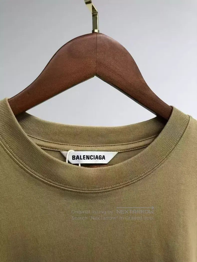 Balenciaga Balenciaga Solid color logo casual short-sleeve T-shirt Size US XS / EU 42 / 0 - 4 Thumbnail