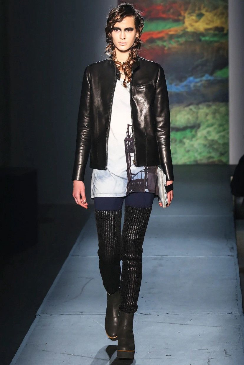 Maison Margiela Fall 2013 MM6 Print Blouse Size XS / US 0-2 / IT 36-38 - 1 Thumbnail