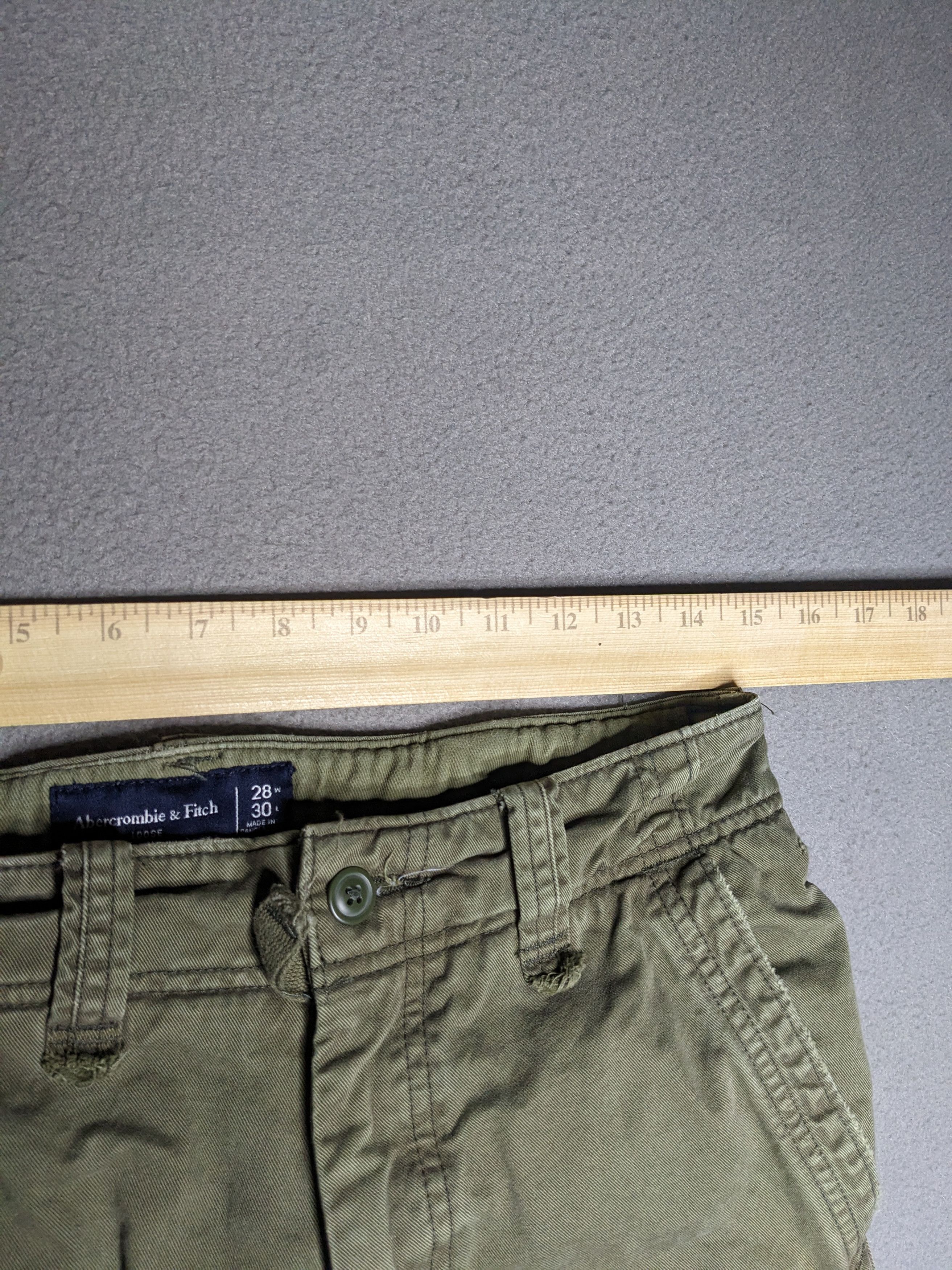 Abercrombie & Fitch VTG Abercrombie & Fitch Paratrooper Cargo Pants 30x29 Y2K Size US 30 / EU 46 - 11 Thumbnail