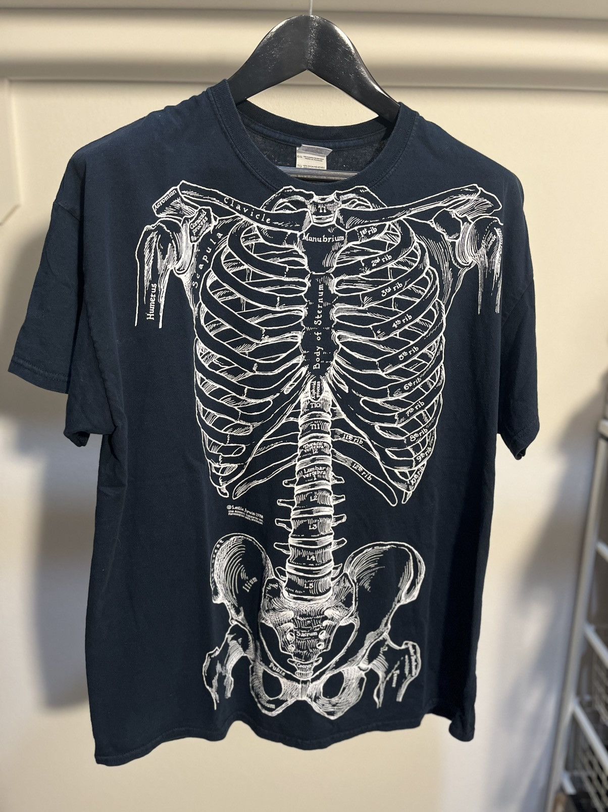 Vintage Leslie Arwin - Skeleton Anatomy Size US XL / EU 56 / 4 - 1 Thumbnail