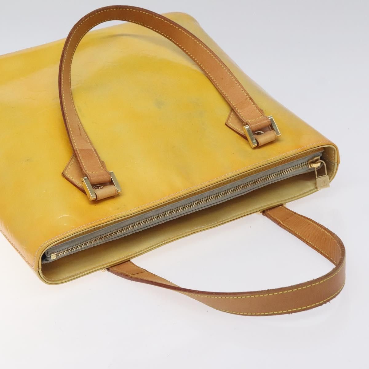 Louis Vuitton LOUIS VUITTON Monogram Vernis Houston Hand Bag Gris M91053 Size ONE SIZE - 6 Thumbnail