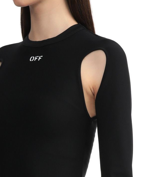 Off-White o1s22i1n0824 long-sleeved Cropped Top in Black Size M / US 6-8 / IT 42-44 - 5 Thumbnail