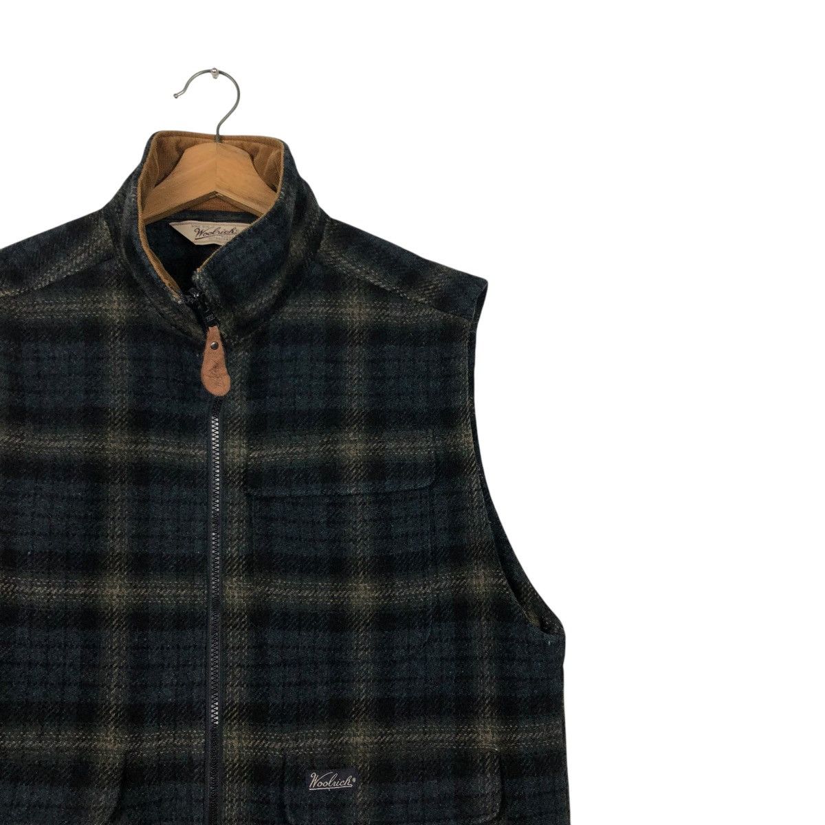 Japanese Brand 🔥VINTAGE WOOL VEST JACKET WOOLRICH TARTAN DESIGN CHECK Size US M / EU 48-50 / 2 - 8 Thumbnail