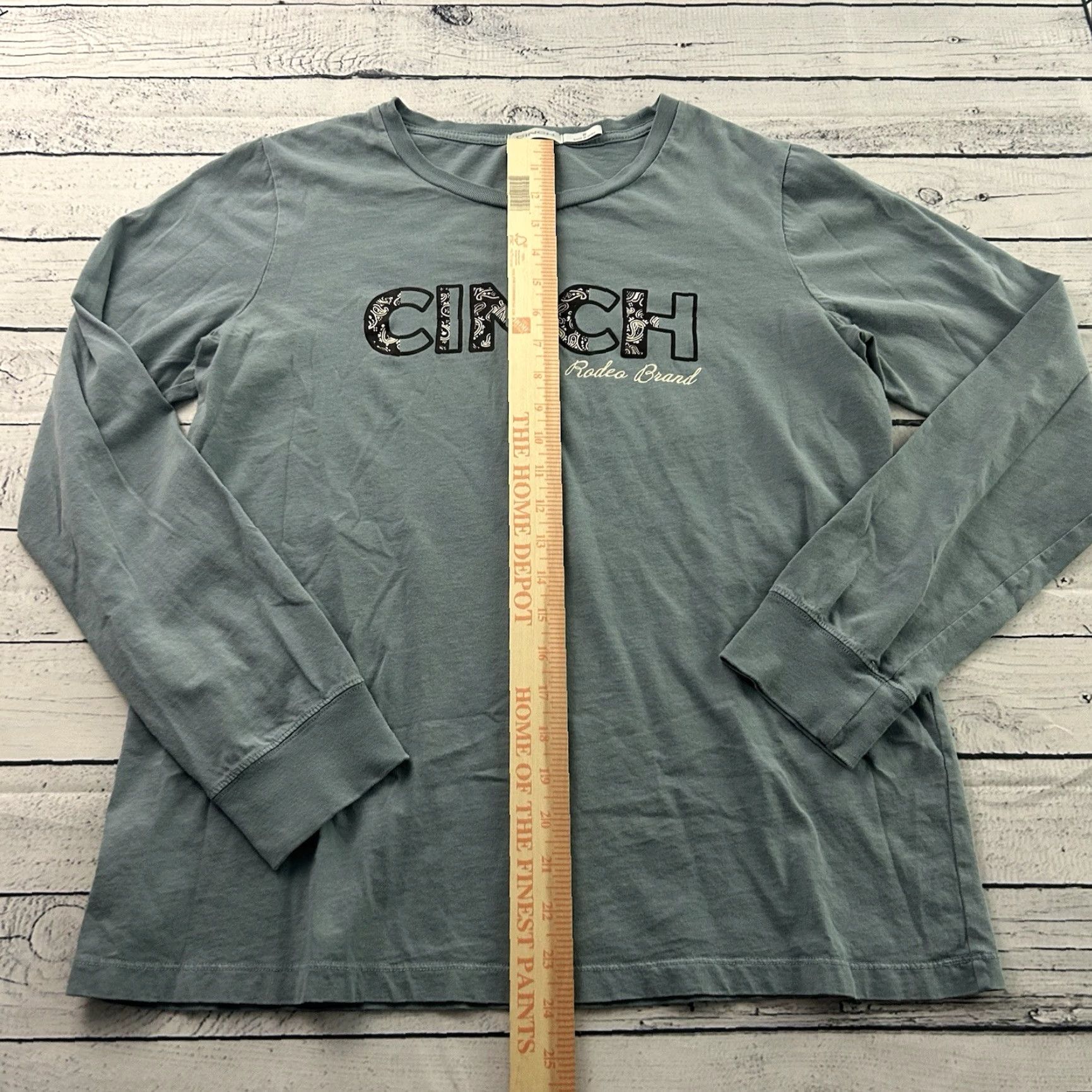 Vintage Cinch Long Sleeve T-Shirt Women's Small Blue Size S / US 4 / IT 40 - 3 Thumbnail