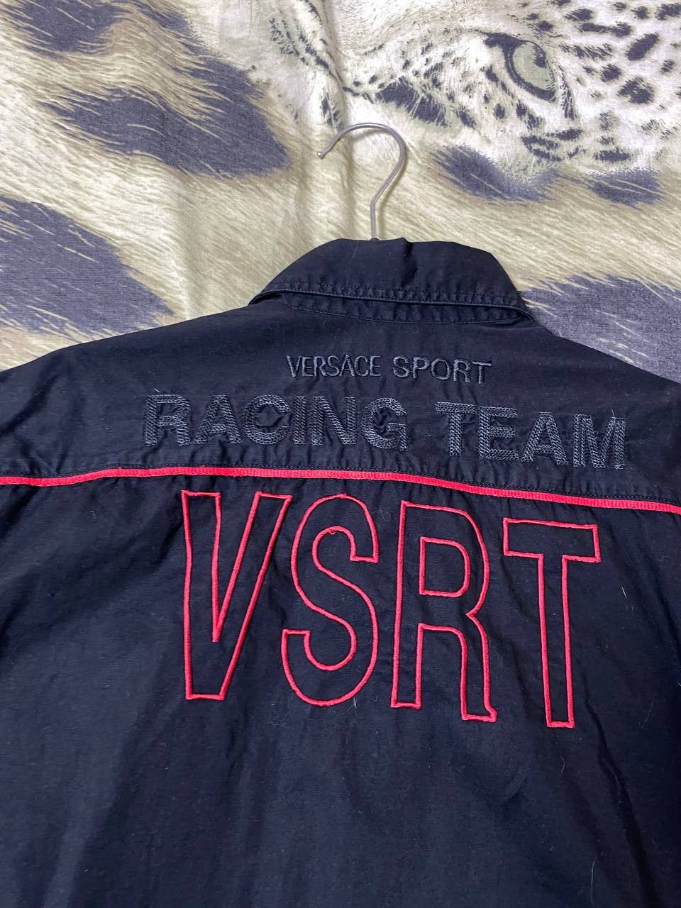 Versace × Vintage Vintage Versace Sport Spellout Button Up Shirt Size US M / EU 48-50 / 2 - 10 Thumbnail