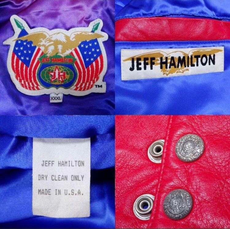 JH Design Jeff Hamilton jh Design NBA ALLleather team logo Jacket Size US XXL / EU 58 / 5 - 5 Thumbnail