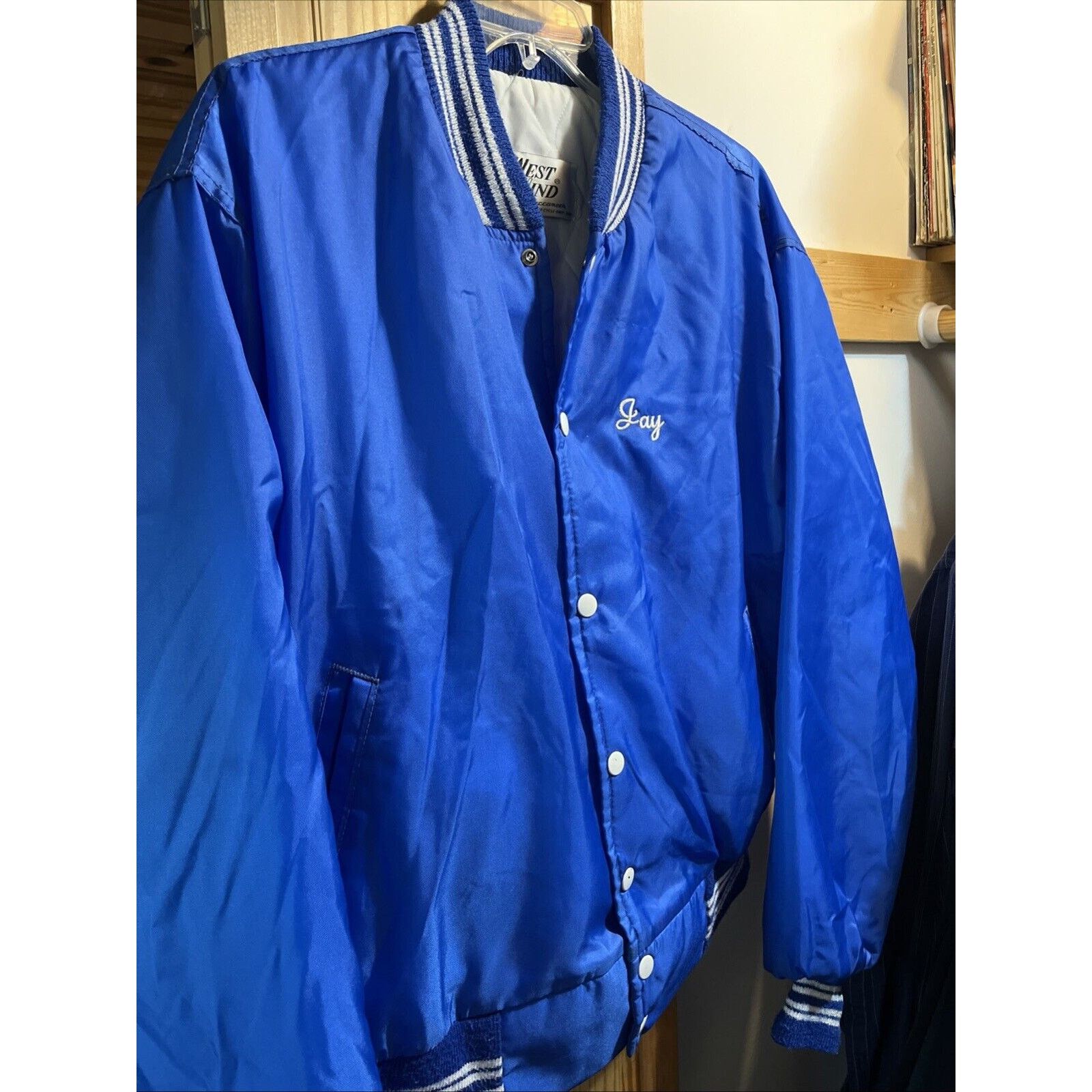 Other VTG Varsity Jacket West Wind Jay Jacobs Mens L Blue USA Made Size US L / EU 52-54 / 3 - 8 Thumbnail