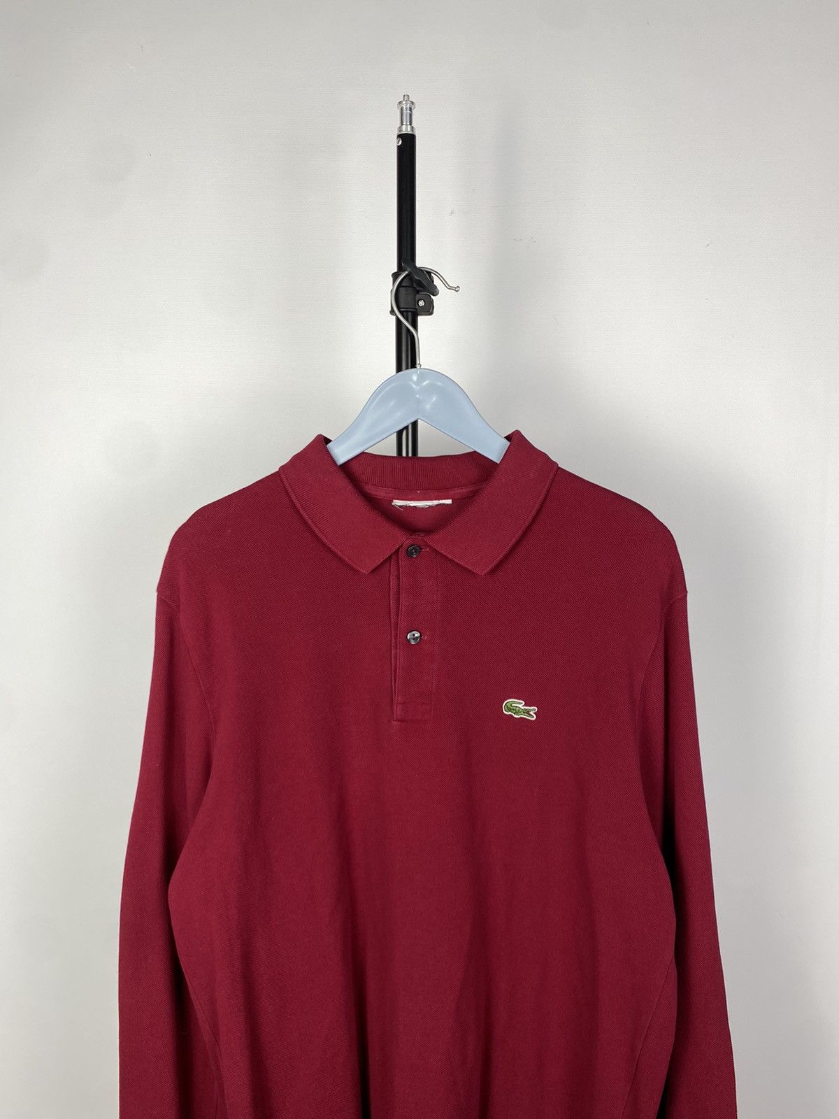 Lacoste × Vintage VINTAGE LACOSTE STRIPED 90s RUGBY LONG SLEEVE POLO Size US L / EU 52-54 / 3 - 2 Thumbnail