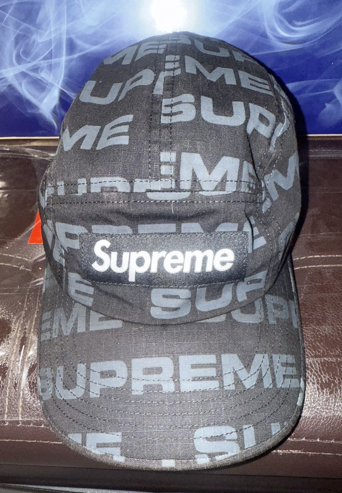 Supreme Supreme Reactive Print Camp Cap 'Black' FW20H41 Fall/Winter Size ONE SIZE - 1 Thumbnail
