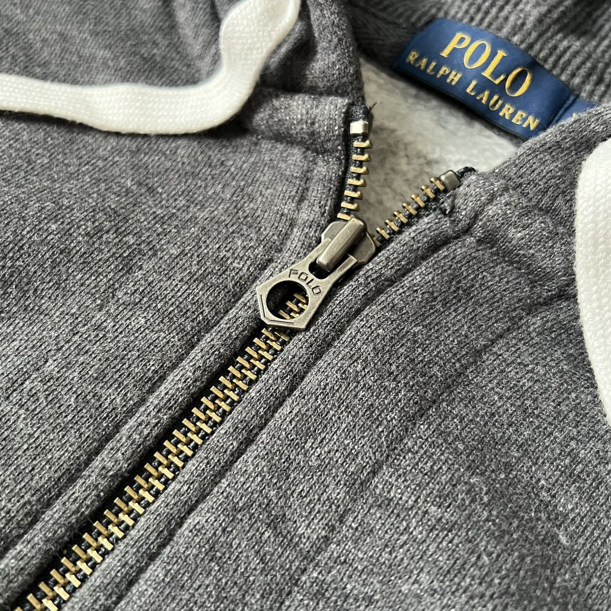 Polo Ralph Lauren Polo Ralph Lauren Women's XS Grey Full Zip Hoodie Size XS / US 0-2 / IT 36-38 - 3 Thumbnail