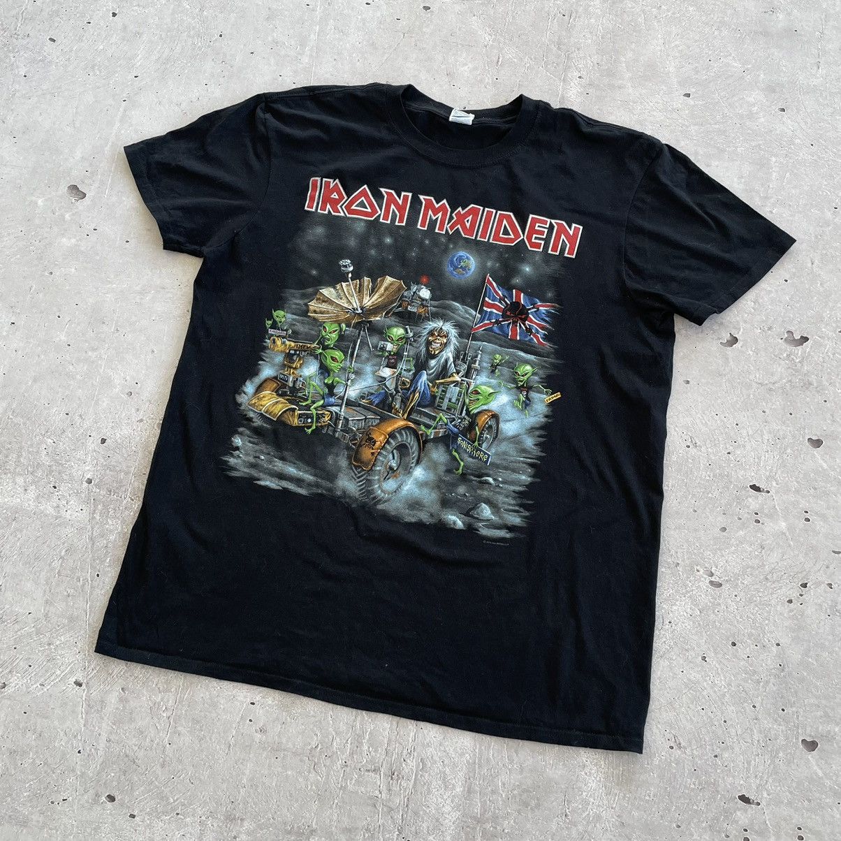 Iron Maiden × Vintage Vintage 00’s Iron Maiden t-shirt y2k Size US XL / EU 56 / 4 - 3 Thumbnail