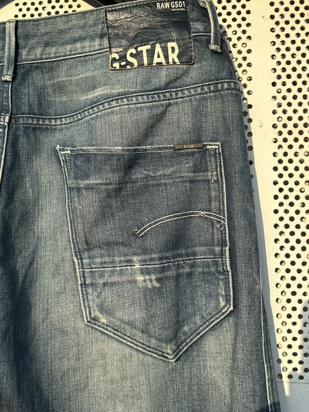 G-Star G Star Raw GS01 Vintage Men’s Jeans 3D Size US 34 / EU 50 - 19 Thumbnail