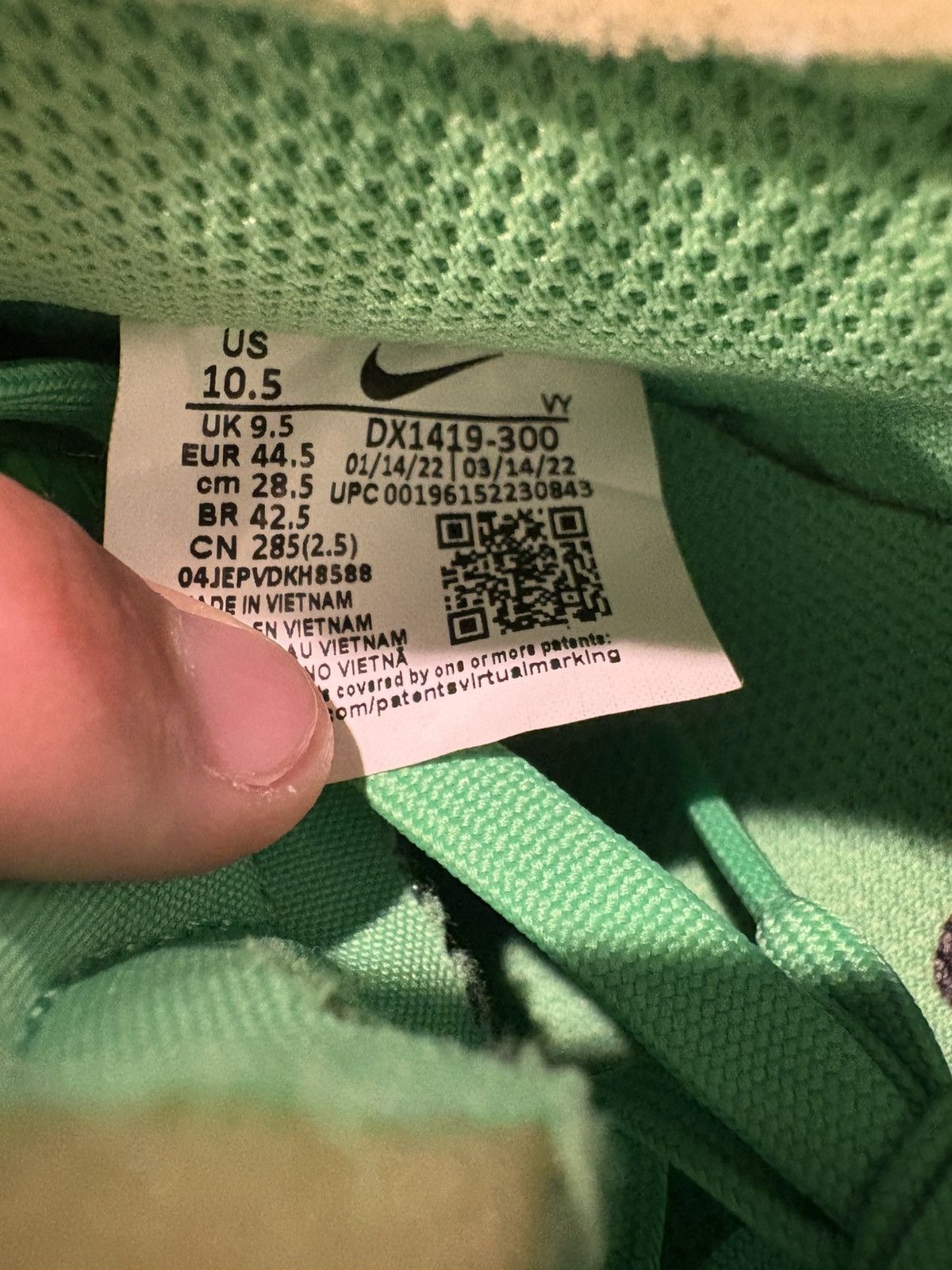 Nike × Off-White Air Force 1 Off-White Brooklyn Clean OG Size 10.5 Size US 10.5 / EU 43-44 - 5 Thumbnail