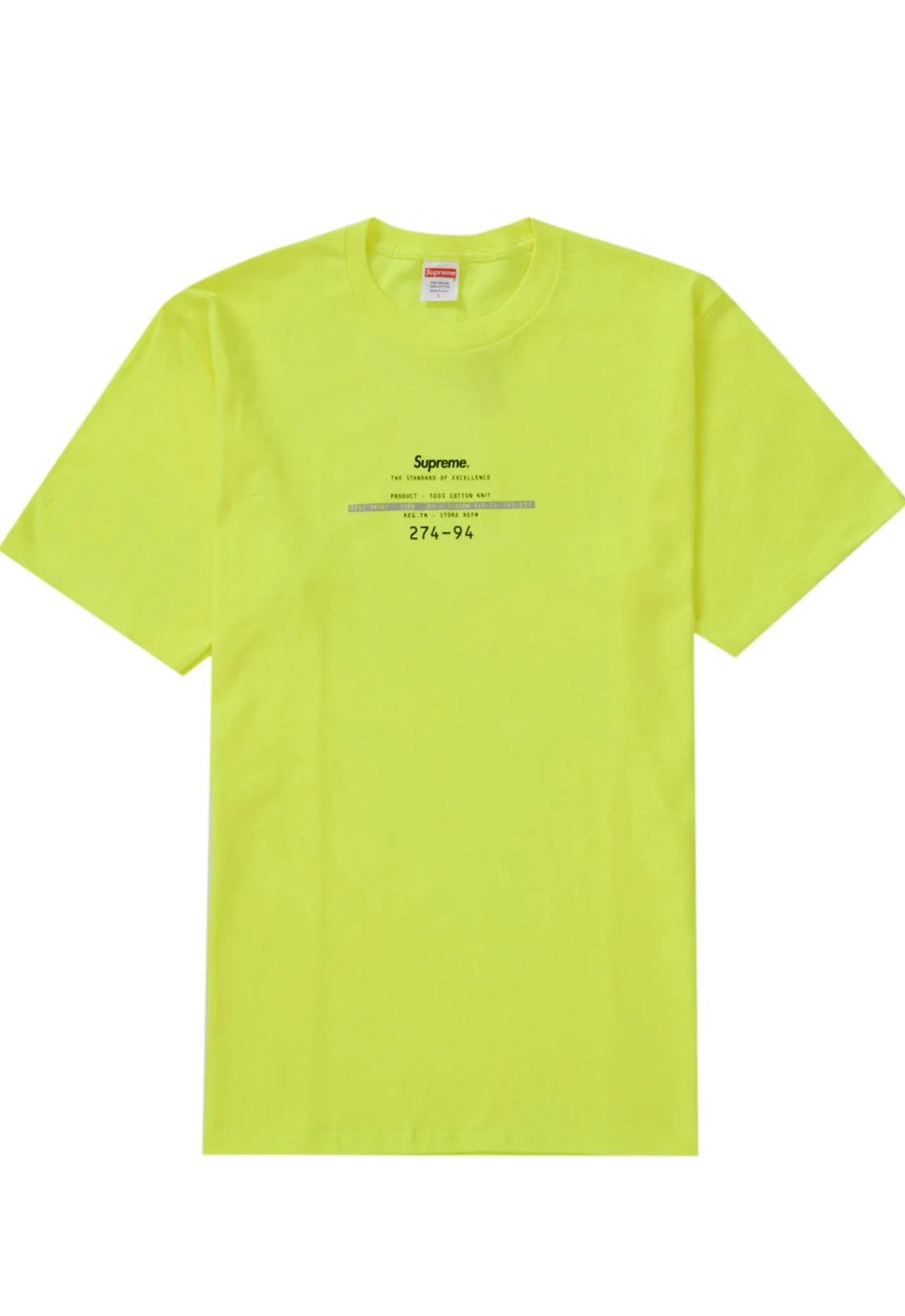 Supreme Supreme Standard Tee - BRAND NEW! Size Small Size US S / EU 44-46 / 1 - 6 Thumbnail