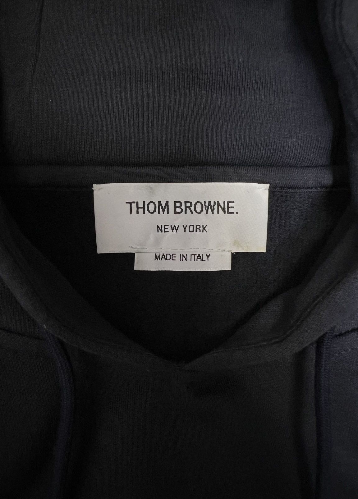 Thom Browne Thom Browne - Navy Blue Pullover Hoodie Size US L / EU 52-54 / 3 - 11 Thumbnail