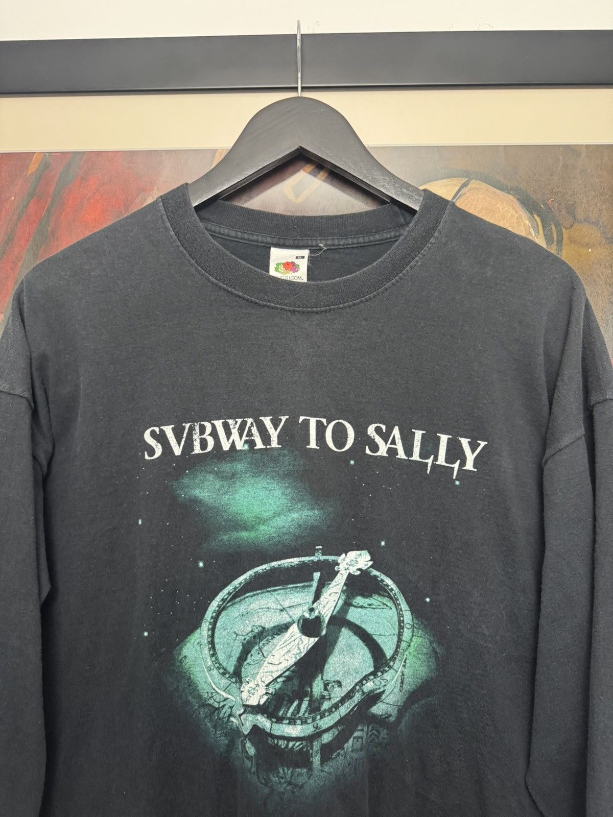 Subway To Sally Vintage Y2k 00s Tee Sieben Longsleeve German