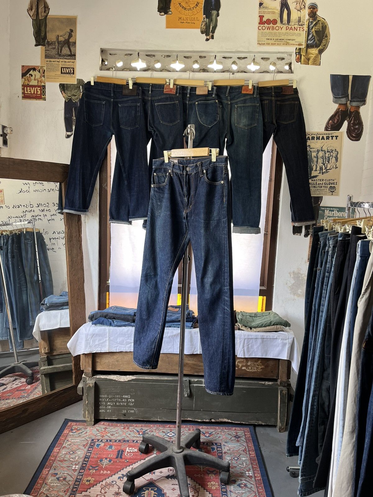 Edwin Vintage 70s Edwin Japan Half Selvedge Denim Size US 31 - 1 Thumbnail