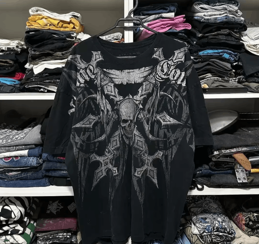Japanese Brand Oversize Cotton T-shirt Men's and Women's Size US XL / EU 56 / 4 - 7 Thumbnail