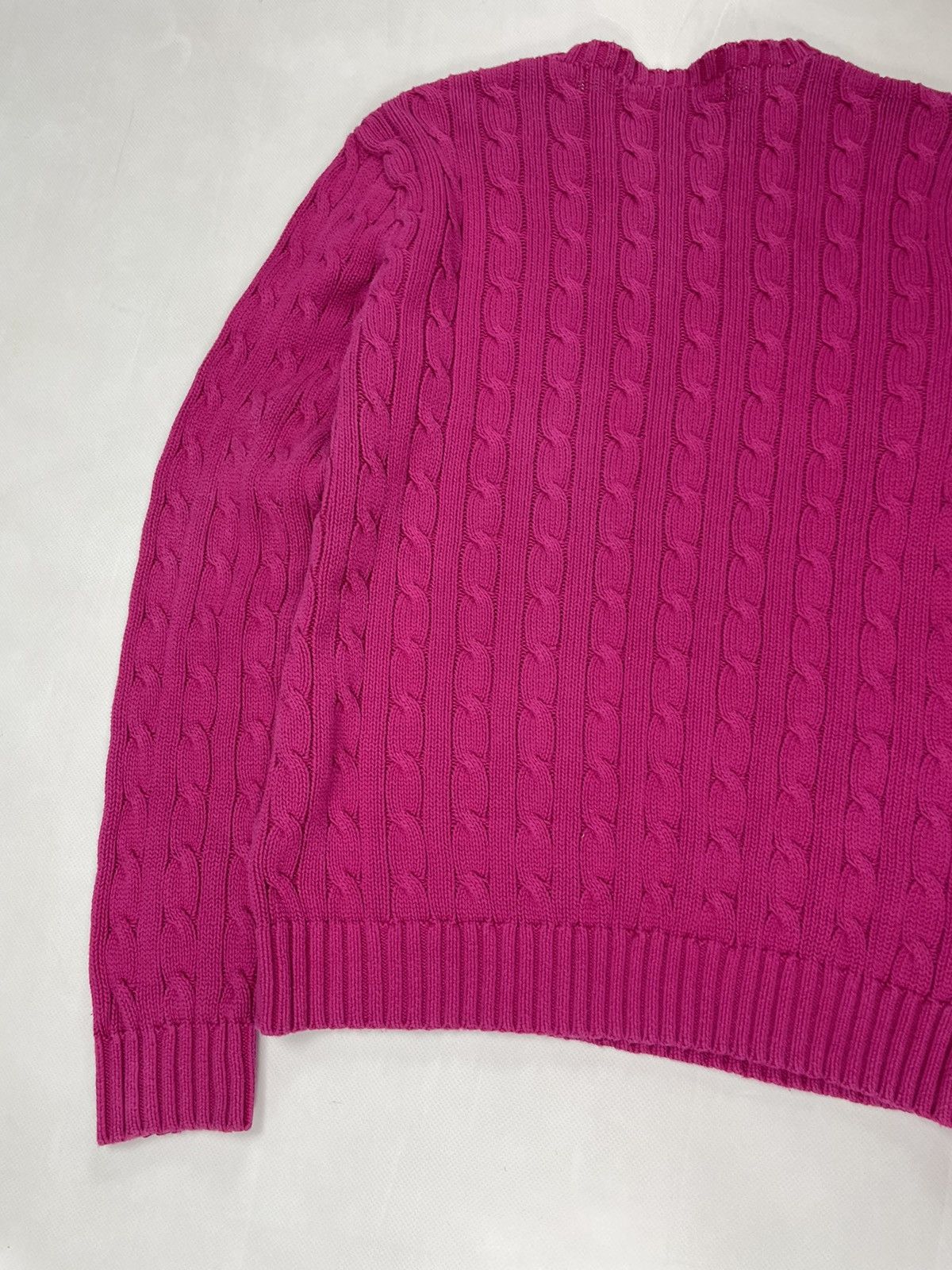 Polo Ralph Lauren Polo by Ralph Lauren ( Size L ) Vintage Pink Knit Sweater Size L / US 10 / IT 46 - 11 Thumbnail