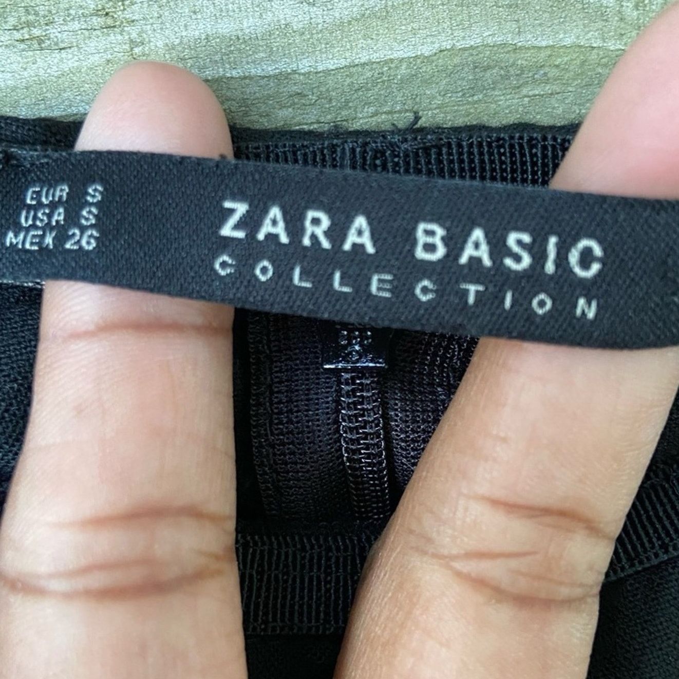 Zara Zara Basic Womens Small Polyester Midi Bodycon Dress Size S / US 4 / IT 40 - 3 Thumbnail