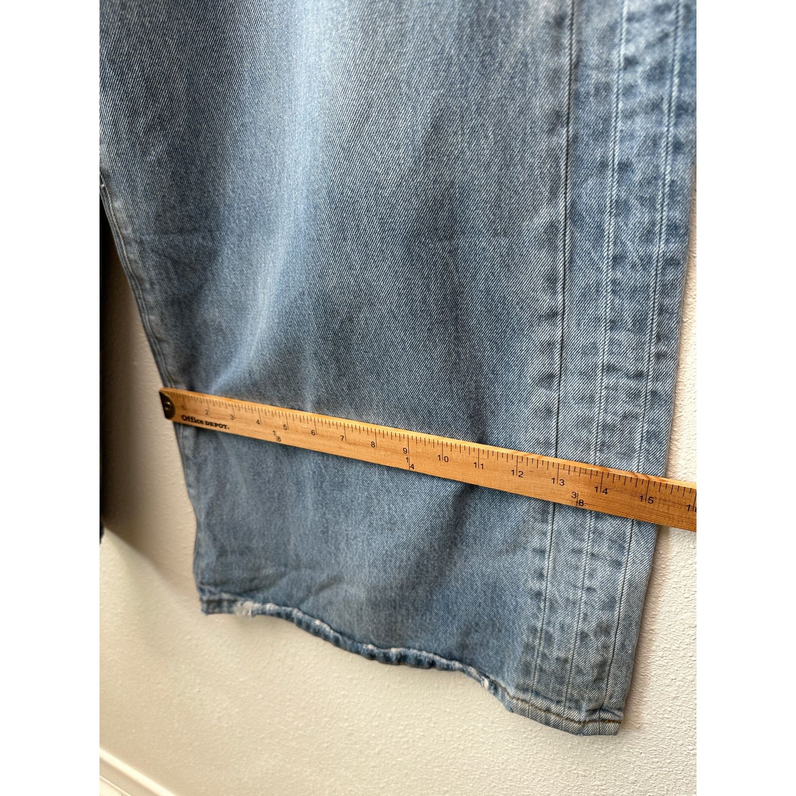 Vetements Vetements Unisex Jeans L High Waist Extra Wide Leg Size US 33 - 18 Thumbnail