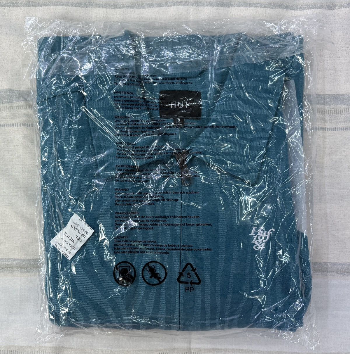 Huf HUF Jaquard Tiger Work Jacket Oil Blue Size US S / EU 44-46 / 1 - 8 Thumbnail
