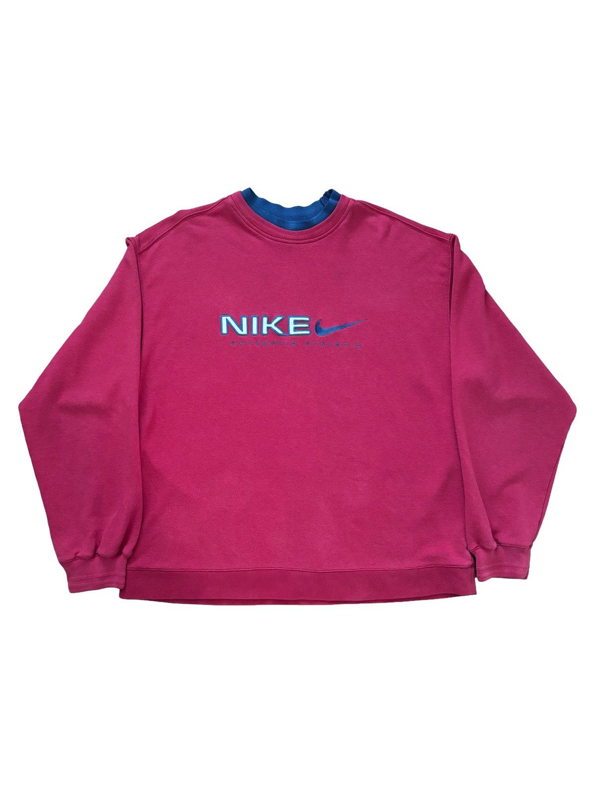 Nike Nike Red Crewneck Sweatshirt US M Size US M / EU 48-50 / 2 - 1 Thumbnail