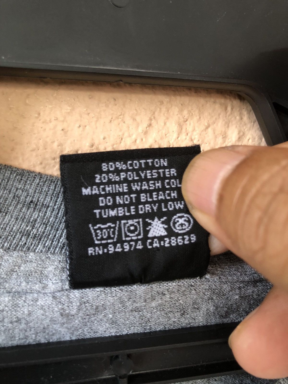 Stussy × Vintage Vintage Stussy Streetwear Grey Tee Size US L / EU 52-54 / 3 - 5 Thumbnail