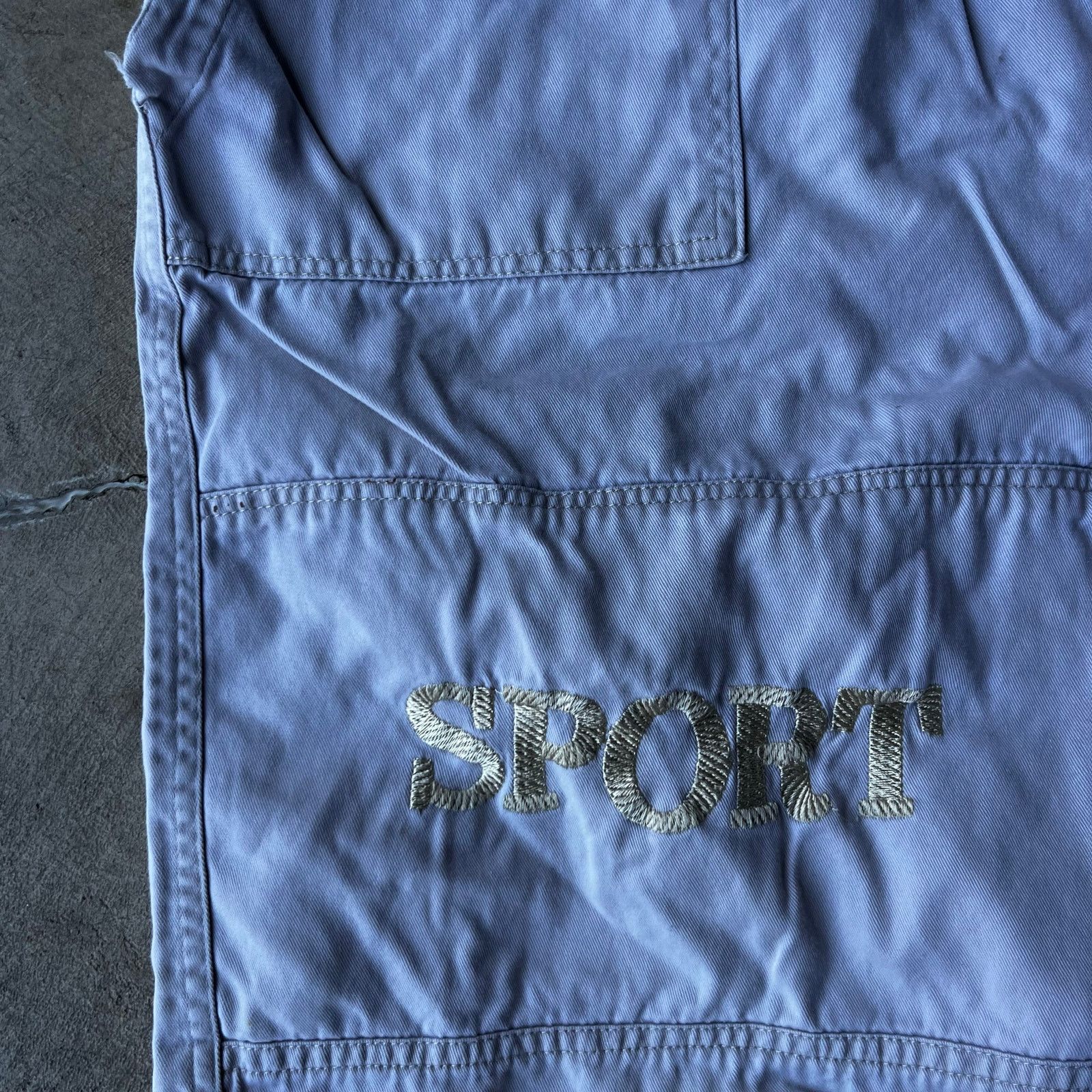 Vintage VINTAGE CARGO SHORTS EMBROIDERED Y2K 00S BEIGE KHAKI FIT 30 Size US 30 / EU 46 - 3 Thumbnail