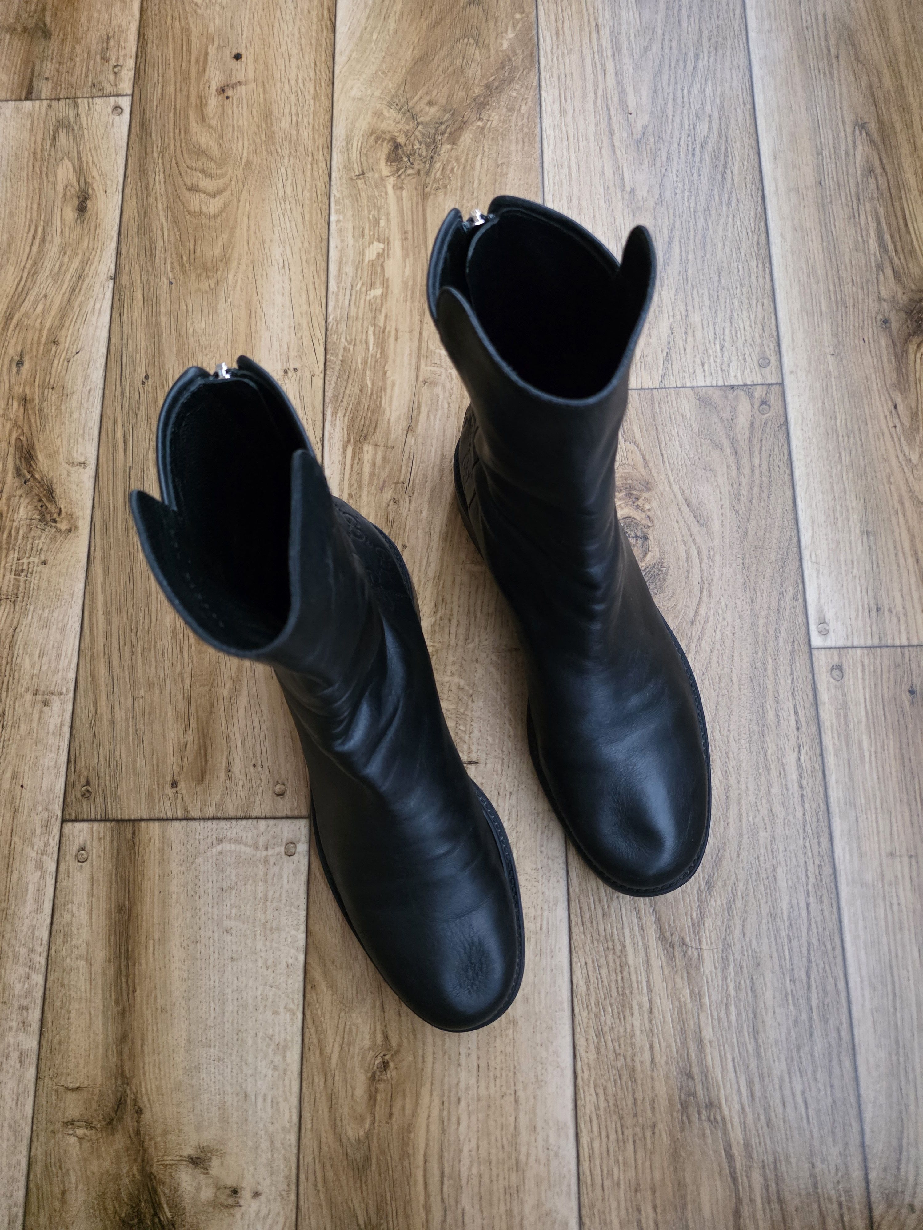 Gucci × Vintage Gucci GG Signature Leather Boots Size US 11 / IT 41 - 4 Thumbnail