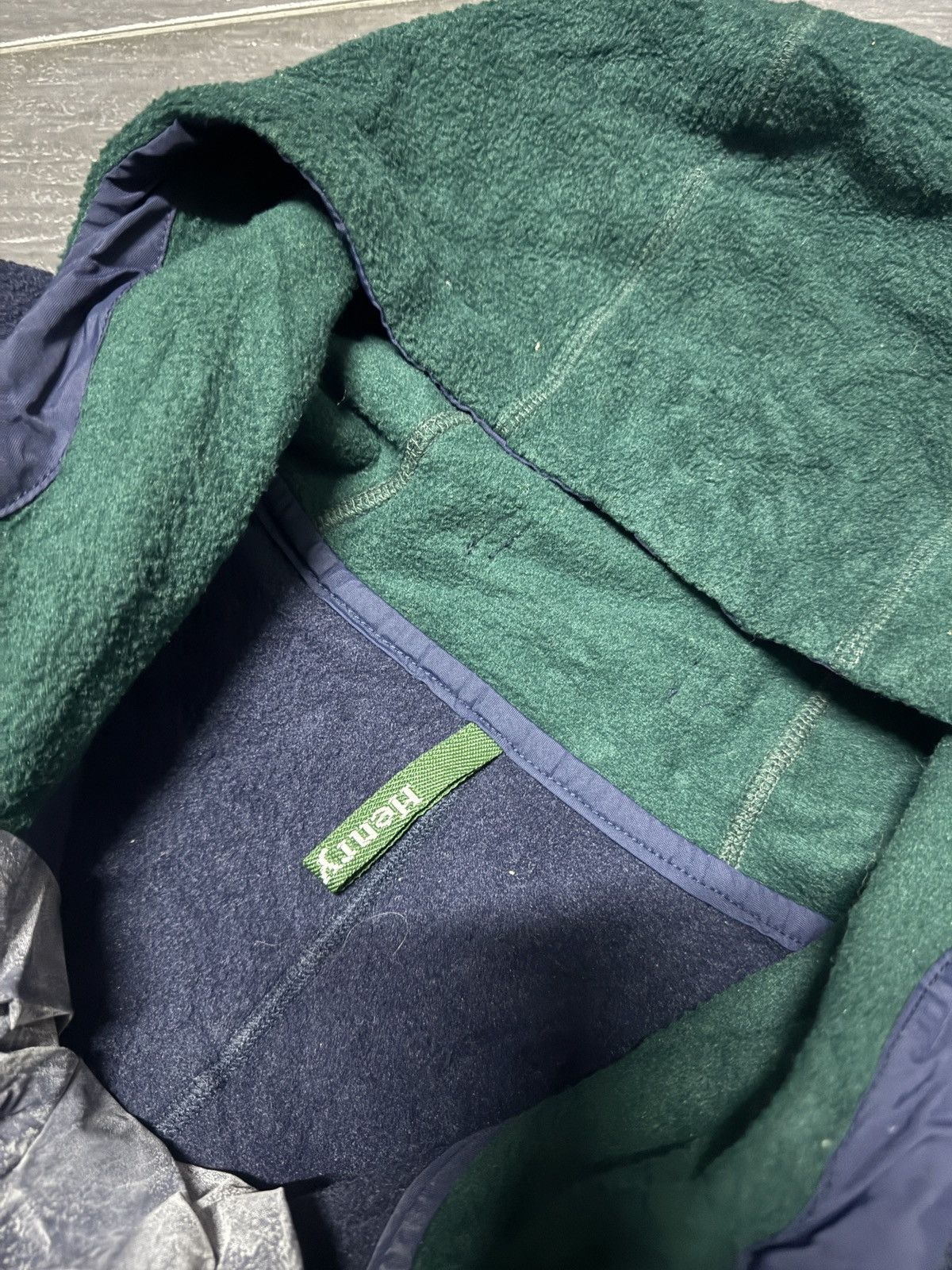 Henry Cotton's × Vintage Henry Cottons half zip pocket fleece jacket Size US L / EU 52-54 / 3 - 5 Thumbnail