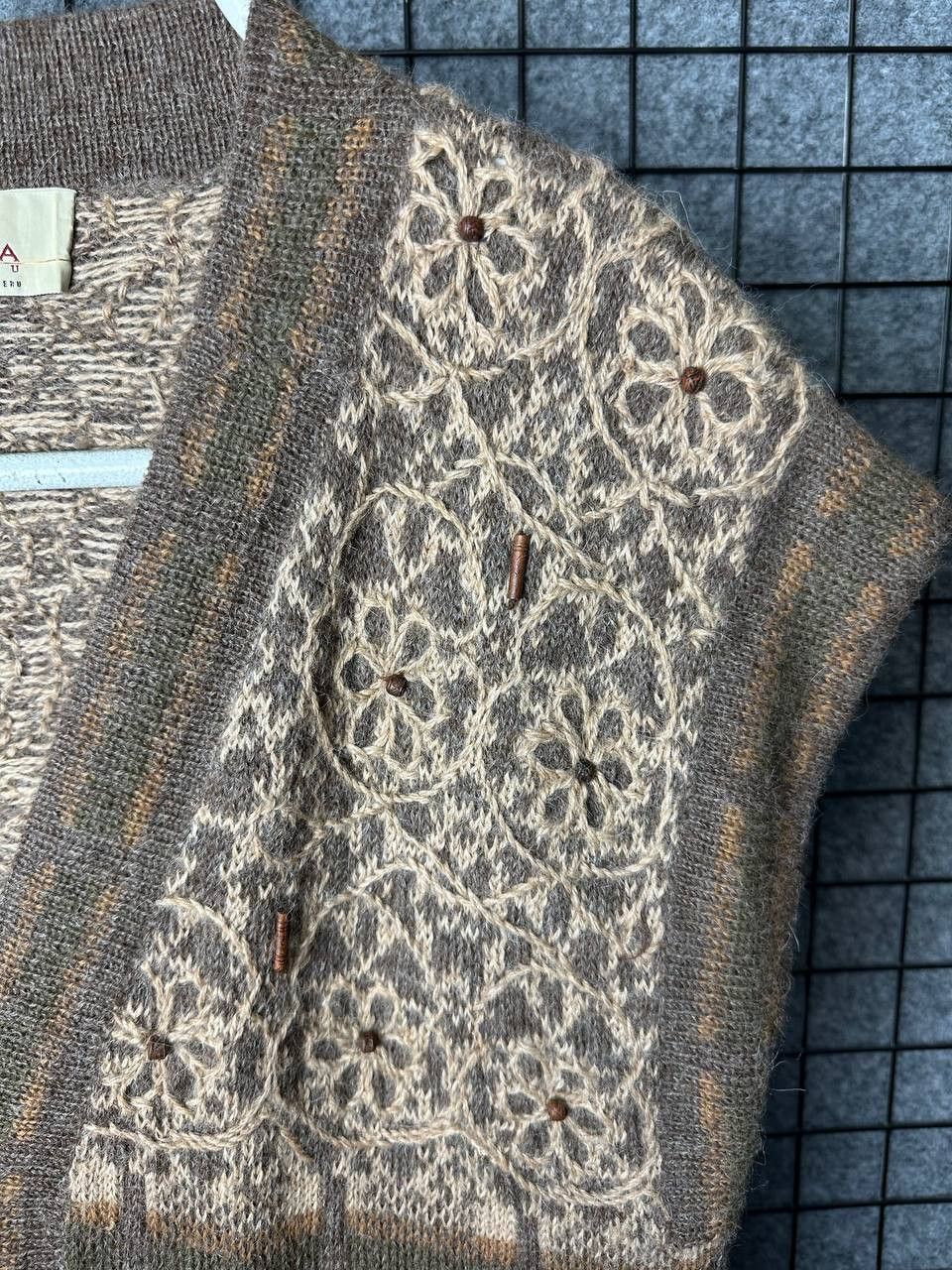 Vintage Vintage Alpaca vest sweater 90s suze Medium Size M / US 6-8 / IT 42-44 - 4 Thumbnail