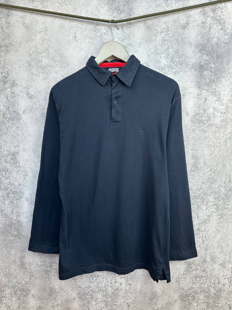 Zimmerli Zimmerli of Switzerland Organic Cotton Polo LS Shirt Swiss Size US S / EU 44-46 / 1 - 1 Thumbnail