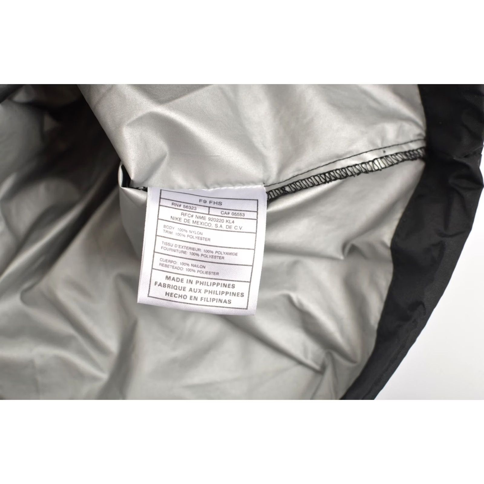 Nike Nike Team Vintage Nylon Anorak Windbreaker Jacket M Black Mens Size US M / EU 48-50 / 2 - 7 Thumbnail
