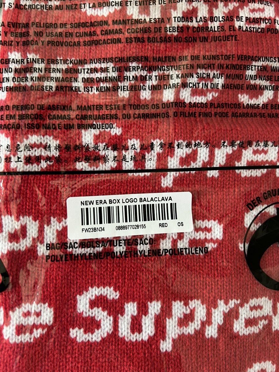 Supreme Supreme Repeat Balaclava Red Size ONE SIZE - 5 Thumbnail