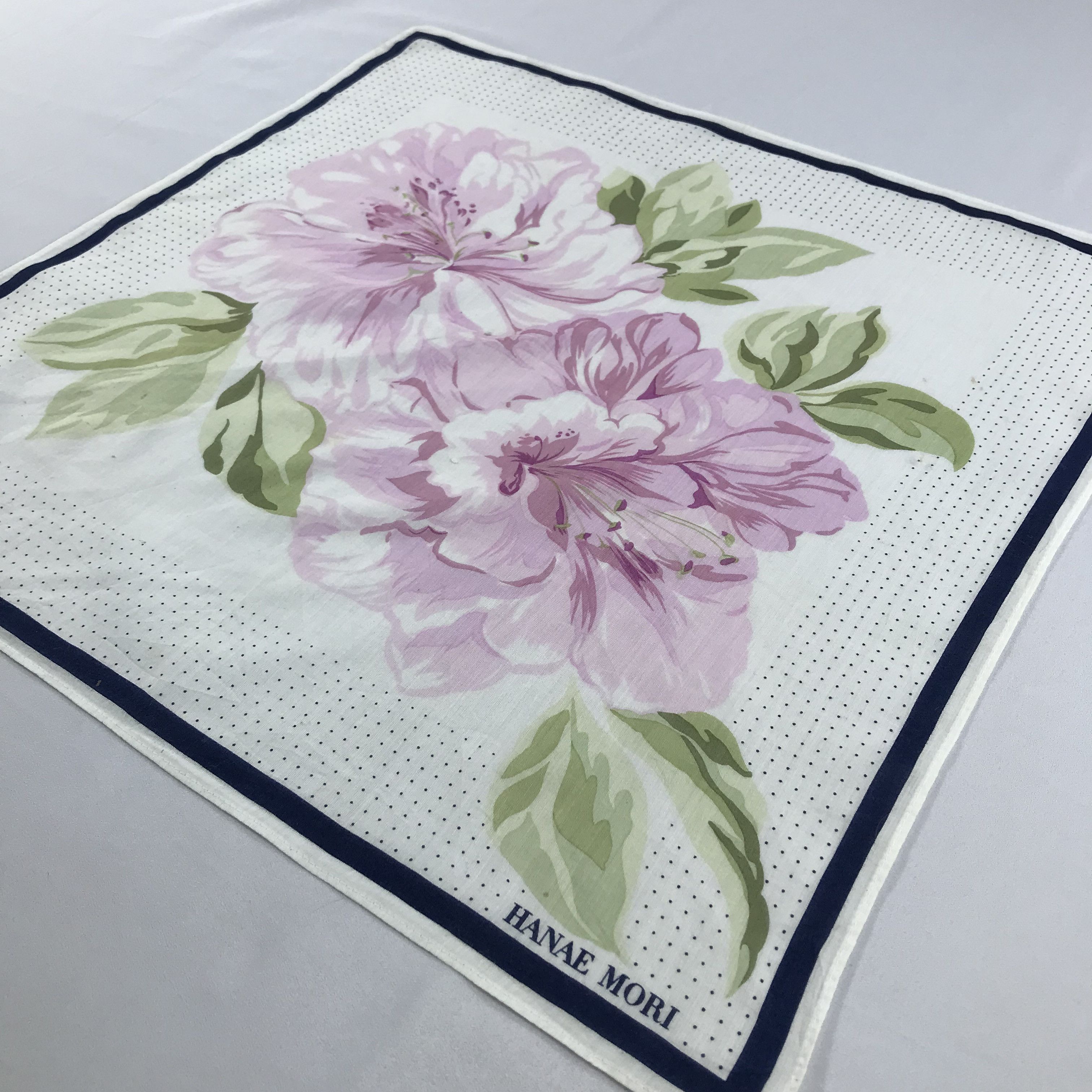Hanae Mori Hanae Mori Bandana / Handkerchief / Neckerchief - S2309 Size ONE SIZE - 2 Thumbnail