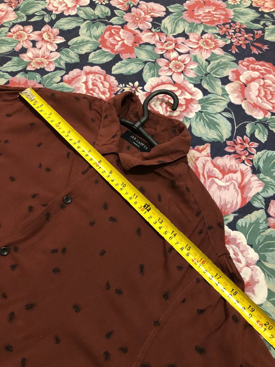 Allsaints Vintage Shirt with short sleeves Allsaints print Hawaii Y2K Size US M / EU 48-50 / 2 - 7 Thumbnail