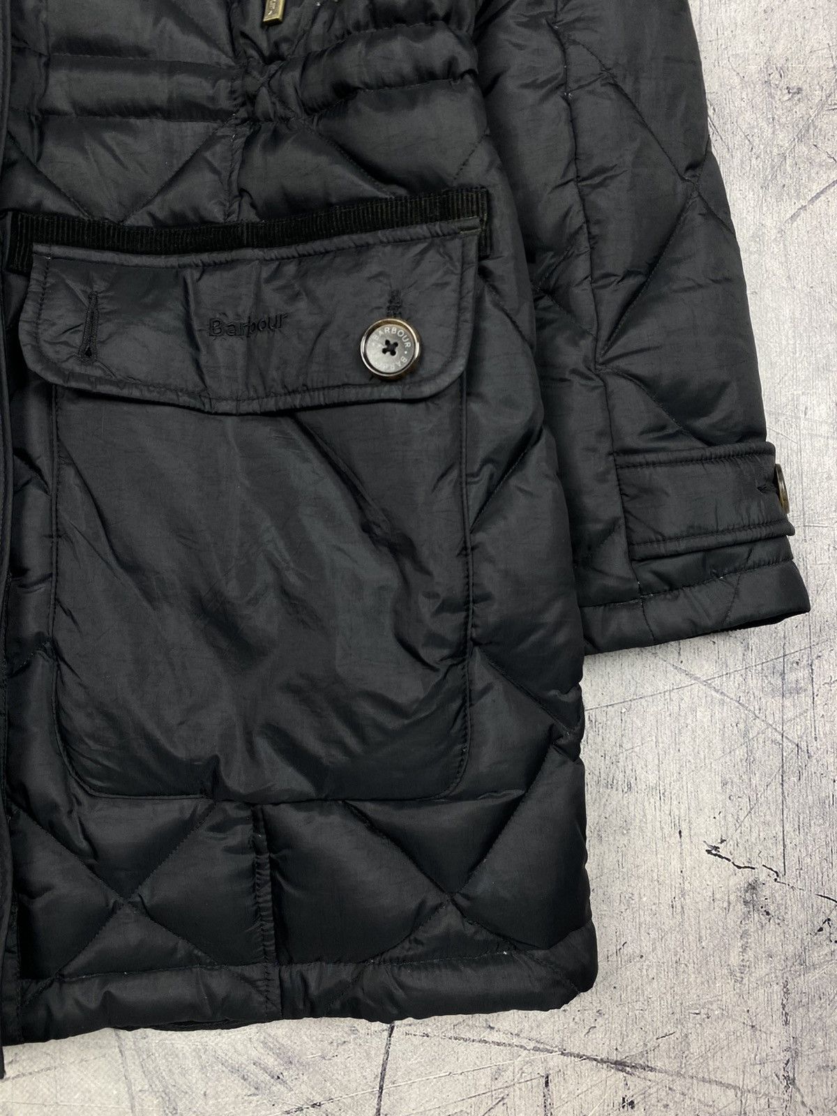 Barbour Barbour Bowfell Down Parka Fur Hood Quilted Coat Women’s M Size M / US 6-8 / IT 42-44 - 8 Thumbnail