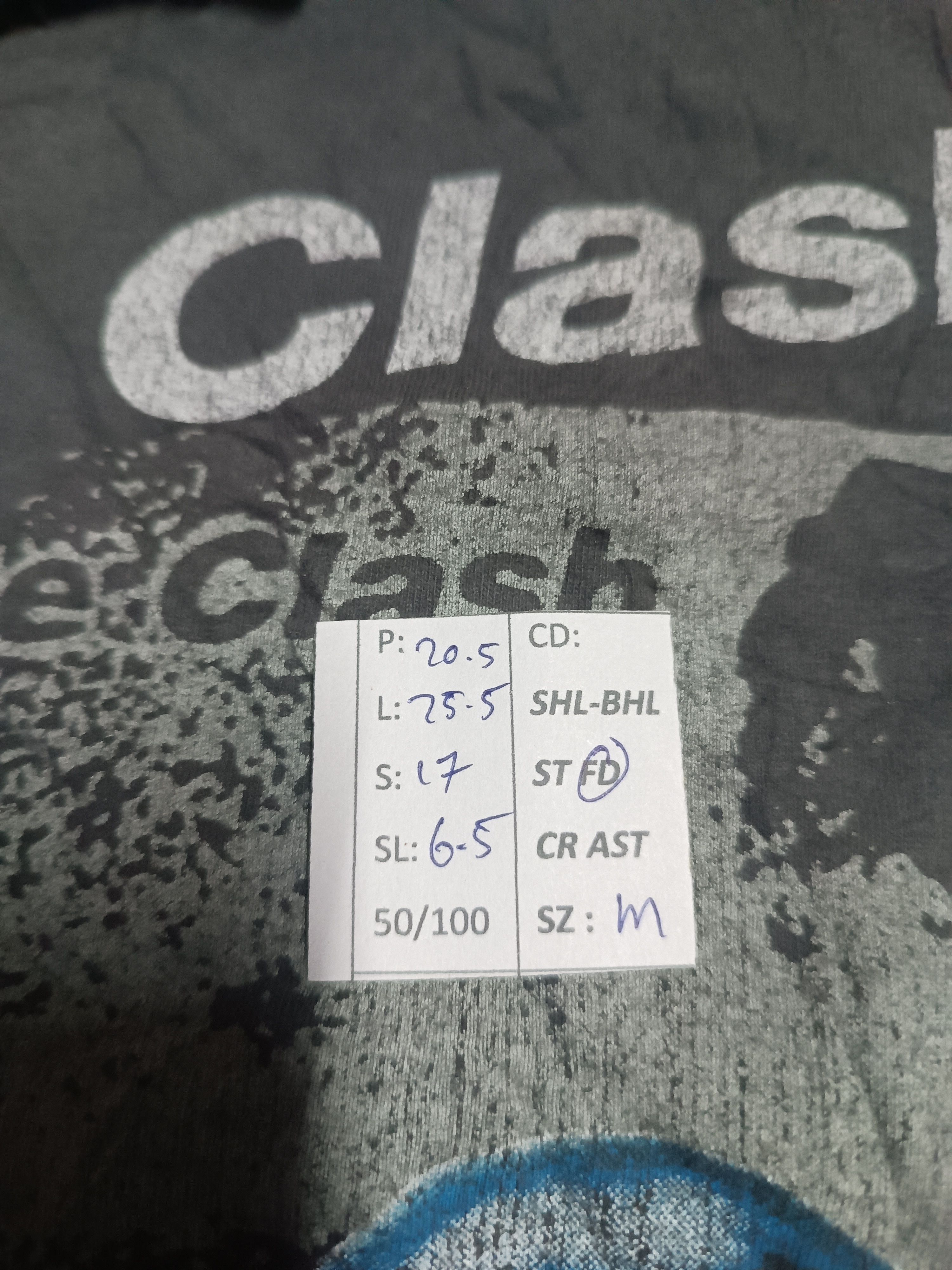Band Tees VINTAGE THE CLASH LONDON CALLING PUNK pistols ramones Size US M / EU 48-50 / 2 - 17 Thumbnail