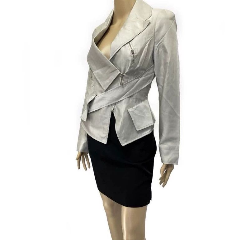 Vivienne Westwood Vivienne Westwood Silver gray deconstructed stand collar c Size M / US 6-8 / IT 42-44 - 5 Thumbnail