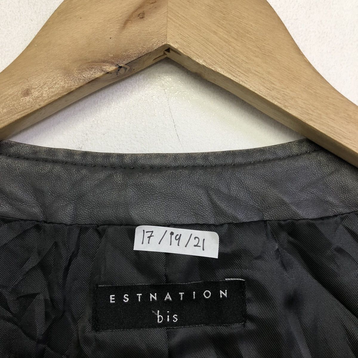 Japanese Brand Esnation Bis Lamb Leather Women Jacket Size S / US 4 / IT 40 - 14 Thumbnail